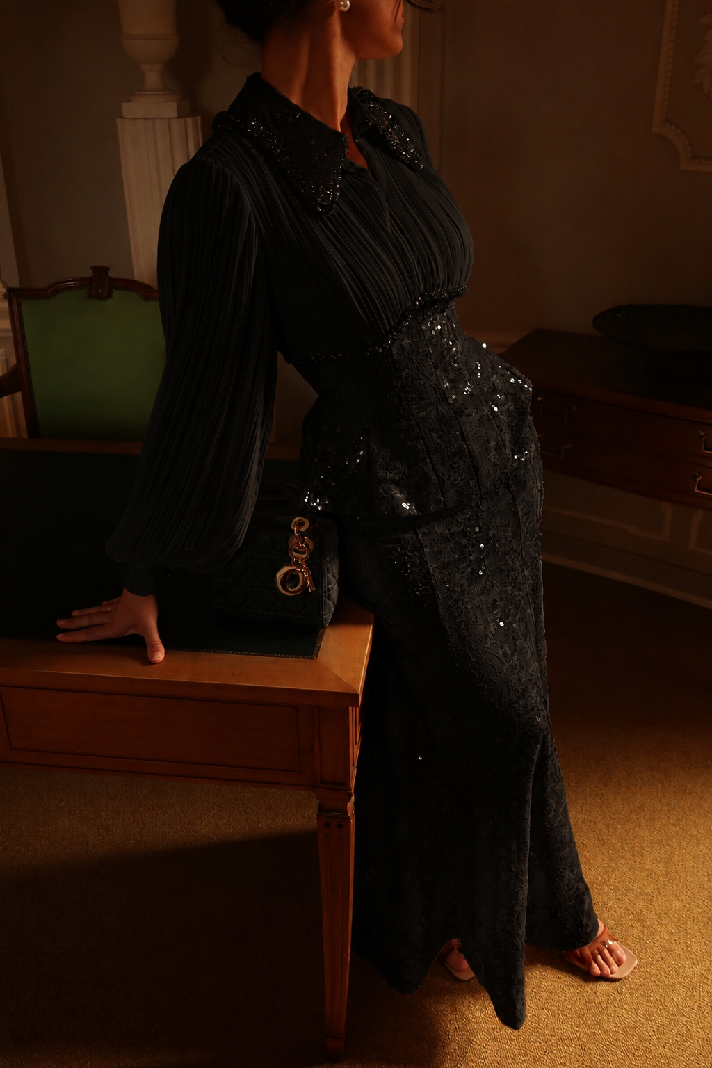 Blush Lumière Couture Dress