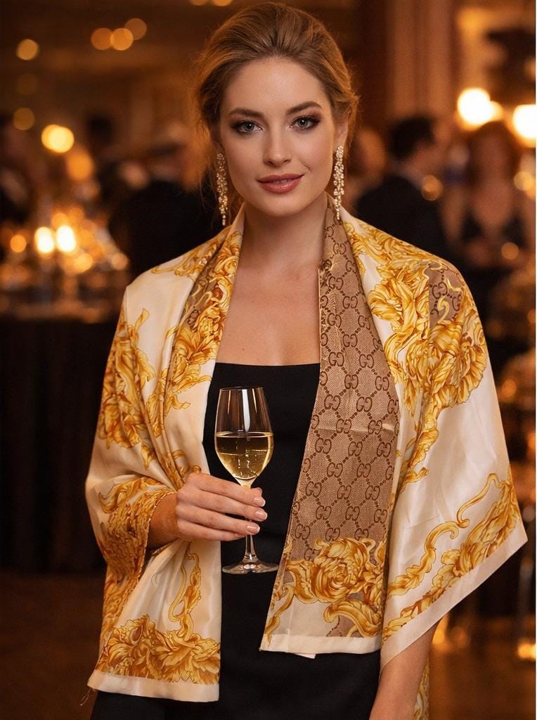 Baroque Silk Scarf