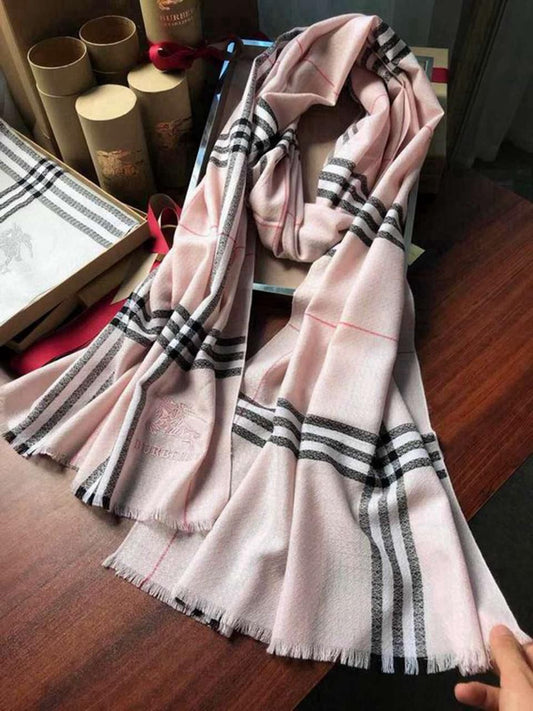 Luxury Brand BB Most demanded Semi Cotton Scarf - Pink