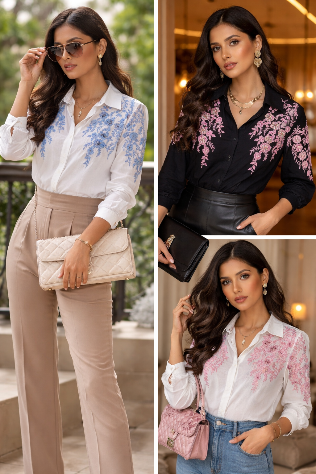 Floral Embellished Shirt