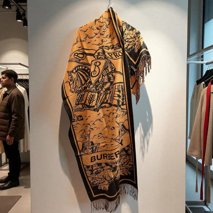 Heritage Crest Woven Winter Scarf