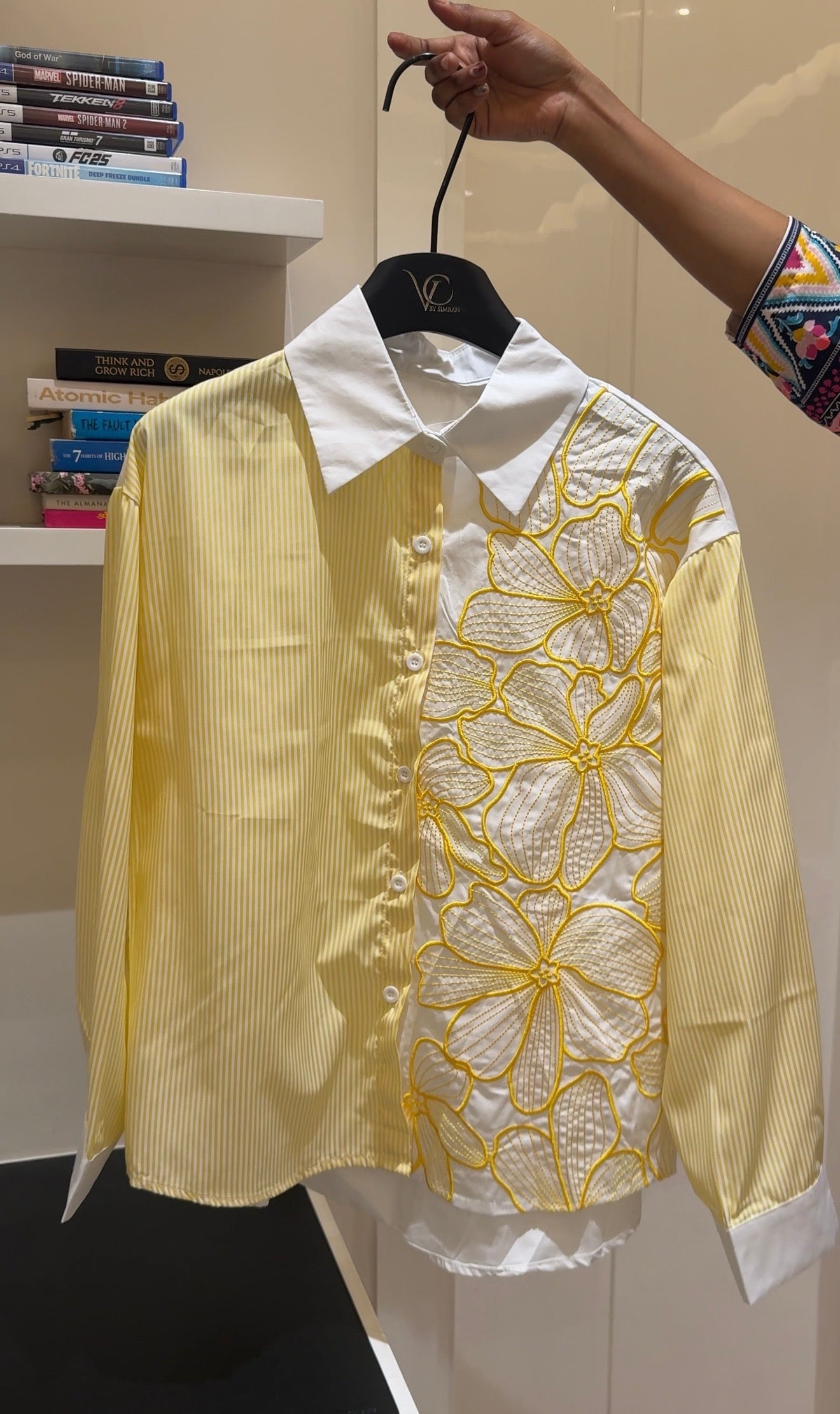 Emma Floral Embroidered Shirt