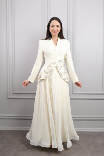 The Pearl Elan Gown Set