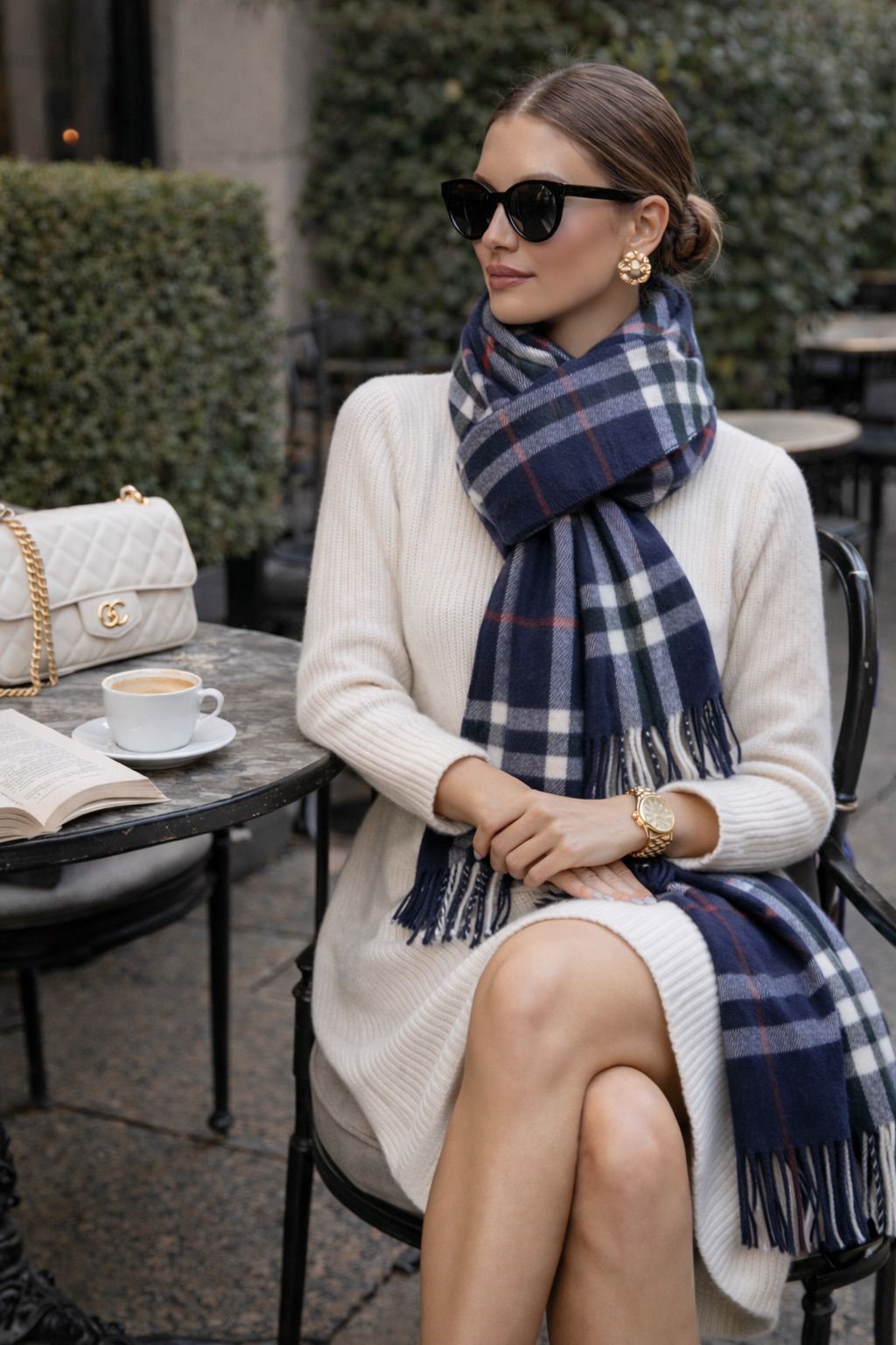 Royal Check Scarf