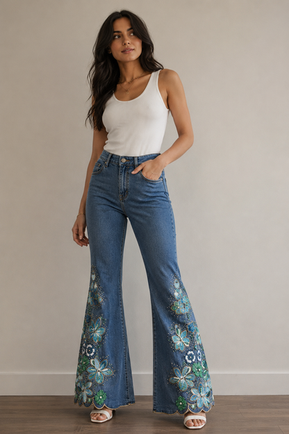 Rose Luxury Denim Pant