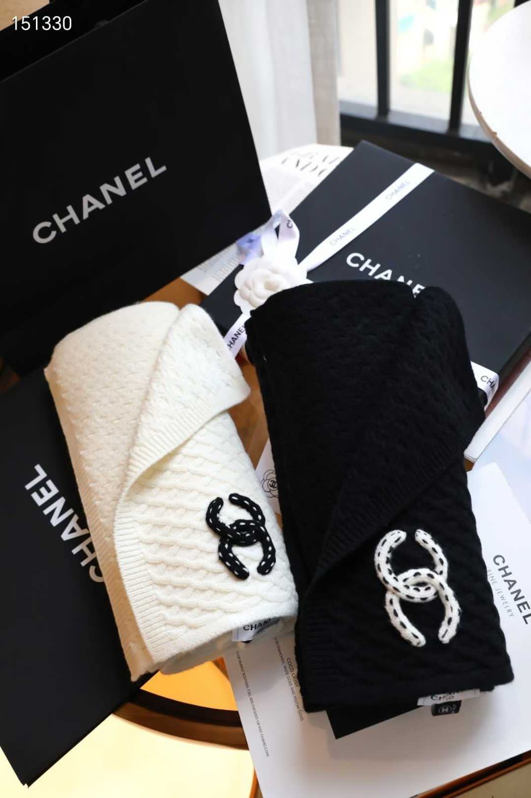 CC Logo Knit Scarf