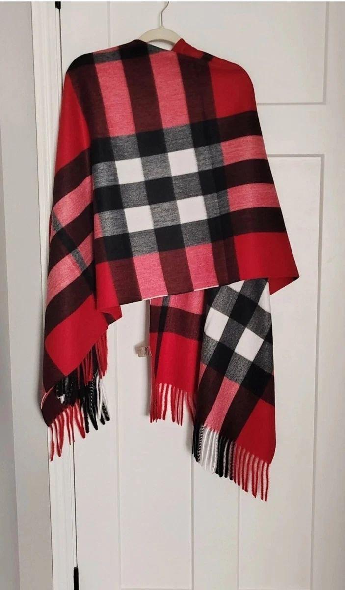 Classic Heritage Plaid Cashmere-Blend Stole