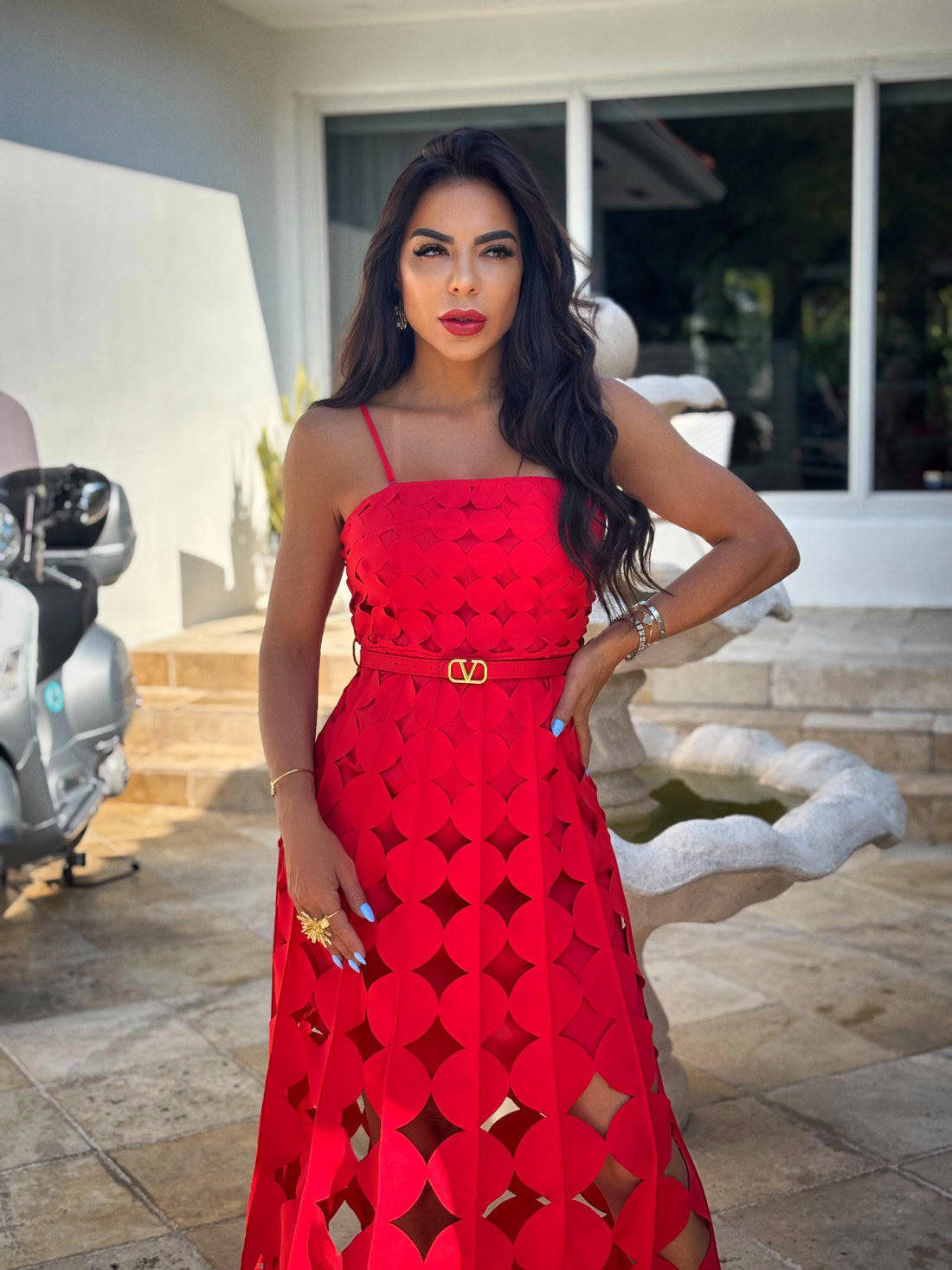 Luxe Moon cut Dress
