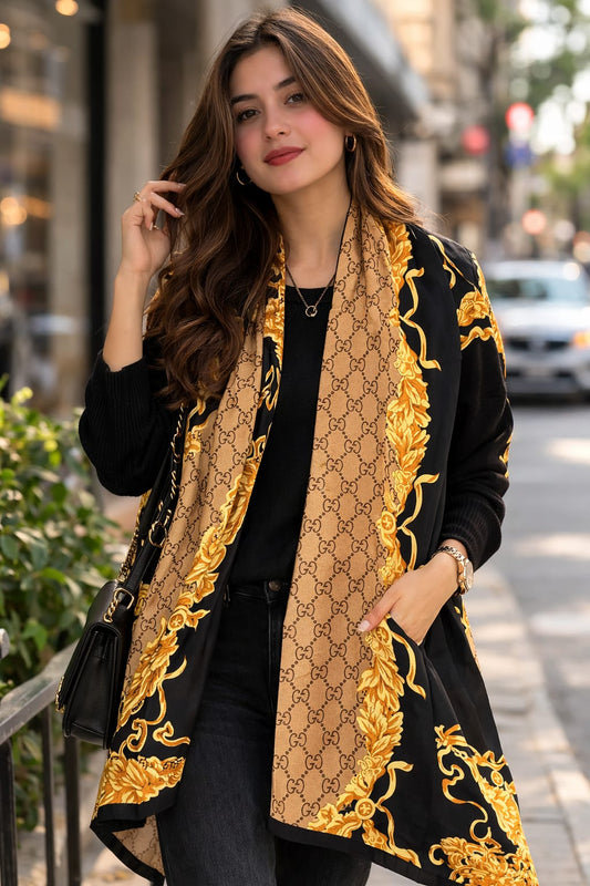 Luxe Aura Silk Scarf