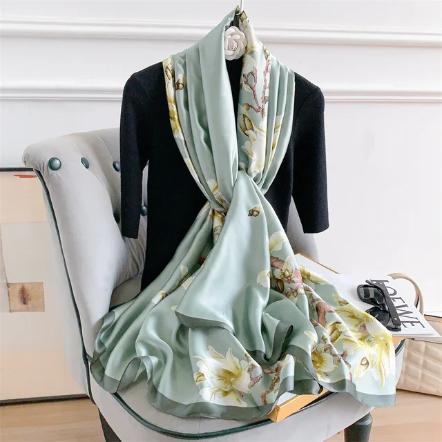 Autumn Melody Silk Scarf
