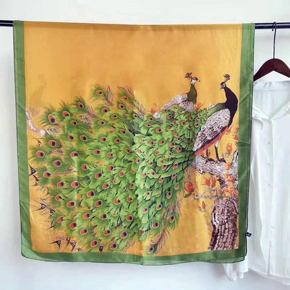 Emerald Peacock Royale Shawl