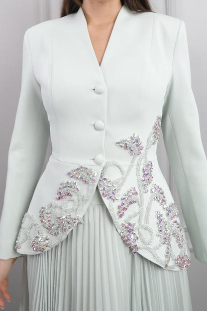 The Pearl Elan Gown Set