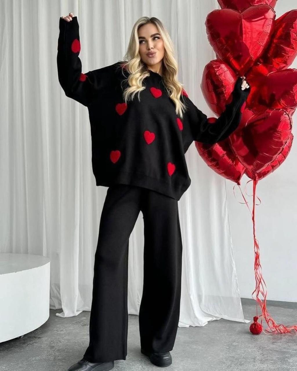 Rosie Oversized Heart Co Ord Set