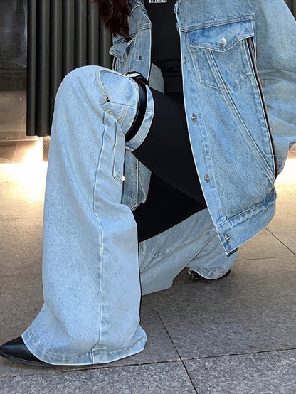 Luna Eclipse Buckle Flare Jeans