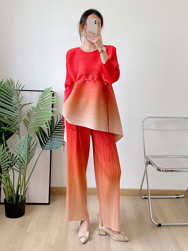 Brooke Gradient Pleated Co ord