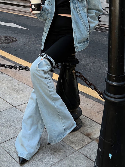 Luna Eclipse Buckle Flare Jeans