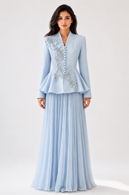 Fleur Luxe Pleated Co-Ord Set